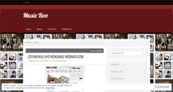 Desktop Screenshot of musicboo.wordpress.com