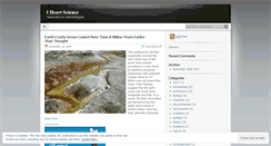 Desktop Screenshot of iheartscienceblog.wordpress.com