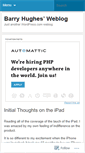 Mobile Screenshot of barryhughes1.wordpress.com