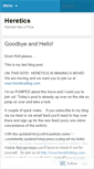 Mobile Screenshot of heretics.wordpress.com