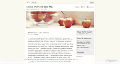 Desktop Screenshot of livingoutsidethejar.wordpress.com