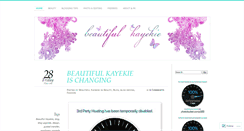 Desktop Screenshot of beautifulkayekie.wordpress.com