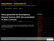 Tablet Screenshot of galaxiface.wordpress.com