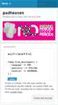 Mobile Screenshot of padheaven.wordpress.com