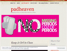 Tablet Screenshot of padheaven.wordpress.com