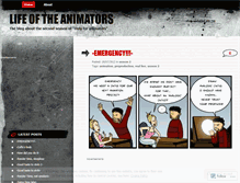 Tablet Screenshot of lifeofanimators.wordpress.com