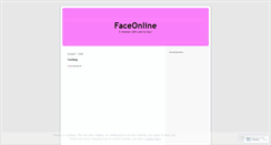 Desktop Screenshot of faceonline.wordpress.com