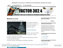 Tablet Screenshot of factor302punto4.wordpress.com