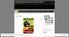 Desktop Screenshot of 3rdfridayschenectady.wordpress.com