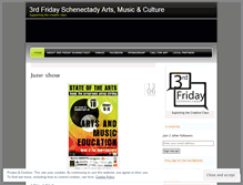 Tablet Screenshot of 3rdfridayschenectady.wordpress.com