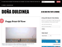 Tablet Screenshot of donadulcinea.wordpress.com