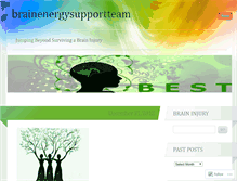 Tablet Screenshot of brainenergysupportteam.wordpress.com