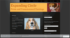 Desktop Screenshot of expandingcircleart.wordpress.com