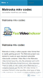 Mobile Screenshot of matroskacodec.wordpress.com