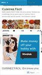 Mobile Screenshot of cuisinezfacil.wordpress.com