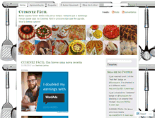 Tablet Screenshot of cuisinezfacil.wordpress.com