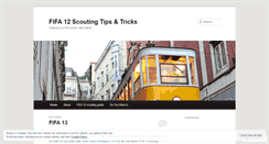 Desktop Screenshot of fifa12scoutingtips.wordpress.com
