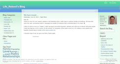 Desktop Screenshot of liferebooting.wordpress.com