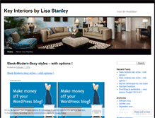 Tablet Screenshot of lisakeyinteriors.wordpress.com
