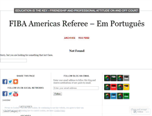 Tablet Screenshot of fa4referee.wordpress.com