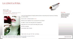 Desktop Screenshot of linguapura.wordpress.com