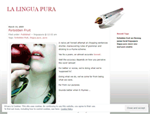 Tablet Screenshot of linguapura.wordpress.com