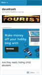 Mobile Screenshot of davetrash.wordpress.com