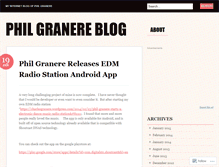 Tablet Screenshot of charlesgranere.wordpress.com