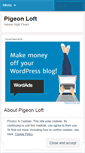 Mobile Screenshot of pigeonloft.wordpress.com
