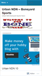 Mobile Screenshot of boneyardsports.wordpress.com