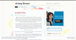 Desktop Screenshot of gargibhaduri.wordpress.com