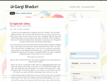 Tablet Screenshot of gargibhaduri.wordpress.com