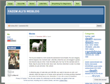 Tablet Screenshot of faeem.wordpress.com