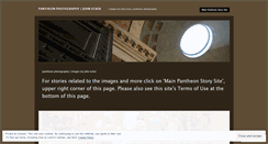 Desktop Screenshot of pantheonphotos.wordpress.com