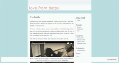 Desktop Screenshot of lovefrombetsy.wordpress.com