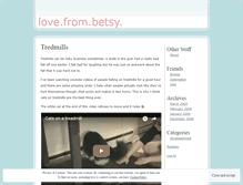 Tablet Screenshot of lovefrombetsy.wordpress.com