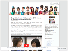 Tablet Screenshot of hellogirl.wordpress.com