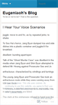 Mobile Screenshot of eugeniaoh.wordpress.com