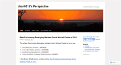 Desktop Screenshot of chan0512.wordpress.com