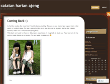 Tablet Screenshot of ajengpuspitasarifkm.wordpress.com