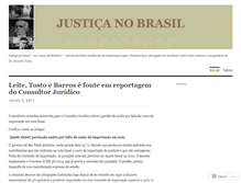 Tablet Screenshot of justicabrasil200.wordpress.com