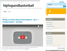 Tablet Screenshot of hiphopandbasketball.wordpress.com