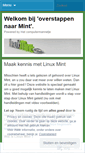 Mobile Screenshot of overstappen2linuxmint.wordpress.com