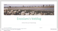 Desktop Screenshot of enoislami.wordpress.com