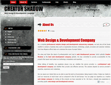 Tablet Screenshot of creatorshadows.wordpress.com