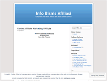 Tablet Screenshot of infobisnisafiliasi.wordpress.com