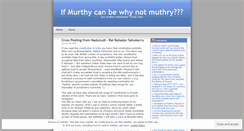 Desktop Screenshot of muthry4prez.wordpress.com