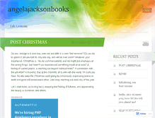 Tablet Screenshot of angelajacksonbooks.wordpress.com