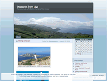Tablet Screenshot of postcardsfromlisa.wordpress.com