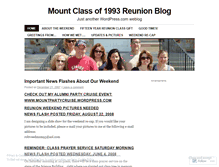 Tablet Screenshot of msm93reunion.wordpress.com